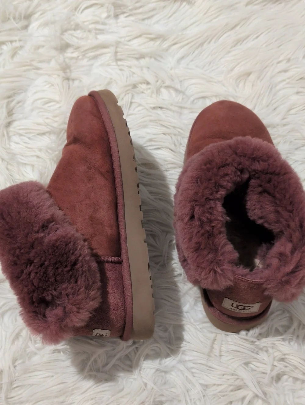 *Altered* Ugg Mini Bailey Bow Boots